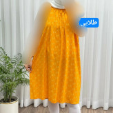 سارافون نخی زنانه فری سایز تا 56 چهارفصل تنخور شیک و راحت مناسب باردار و روزمره
