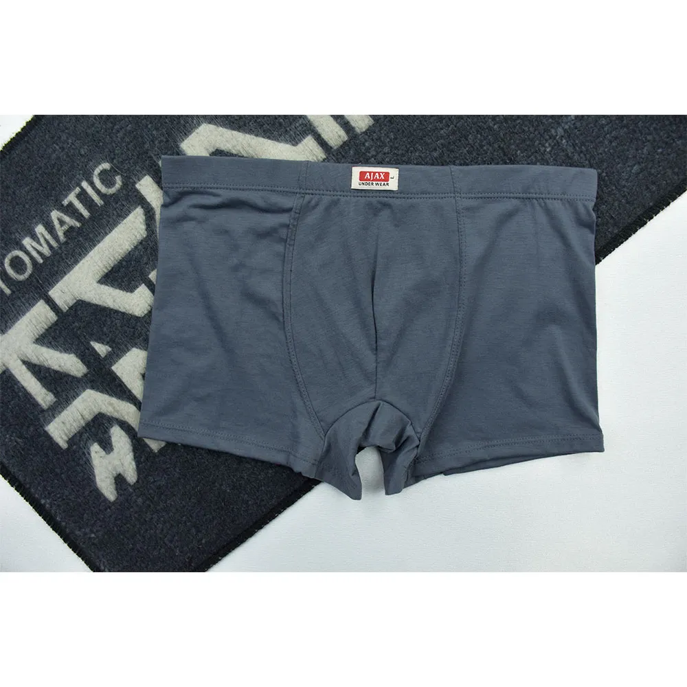 شورت نیم پا مردانه آژاکس رنگ فیلی کد 11140 جنس اسپان و پنبه