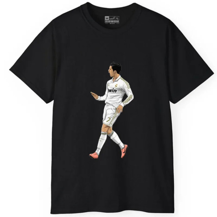 تیشرت آستین کوتاه مردانه طرح کریستیانو رونالدو مدل فوتبالی کد 970