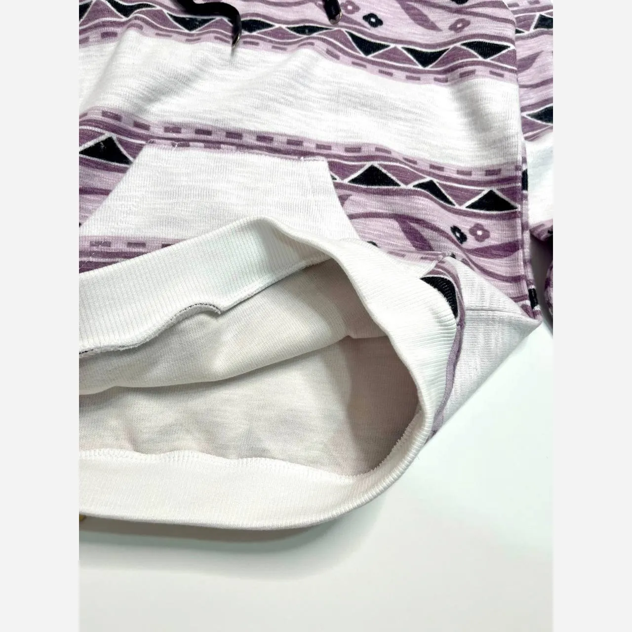 هودی لانگ طرح دار دخترانه رنگ صورتی