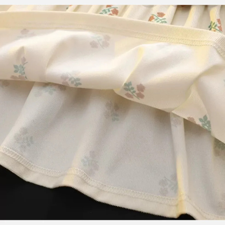 پیراهن دخترانه وارداتی همراه با کت چرم متصل مناسب 6 ماه تا 5 سال