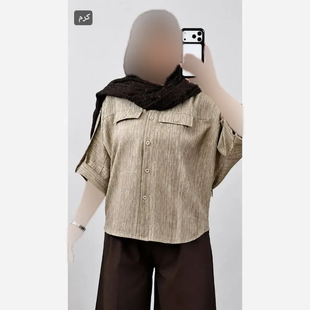 خرید مانتو کوتاه اسپرت صوفیا گازوئیلی فری سایز 36 تا 46 رنگ مشکی سرمه ای کرم