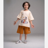 ست تیشرت شلوارک بچگانه طرح اردک خلبان سایز 35 تا 50 اسپرت