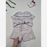 ست تیشرت و شلوارک اسپرت بچگانه سایز 35 تا 50