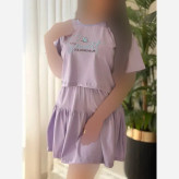 ست ست کراپ و دامن پنبه درجه یک مدل ساشا فری سایز