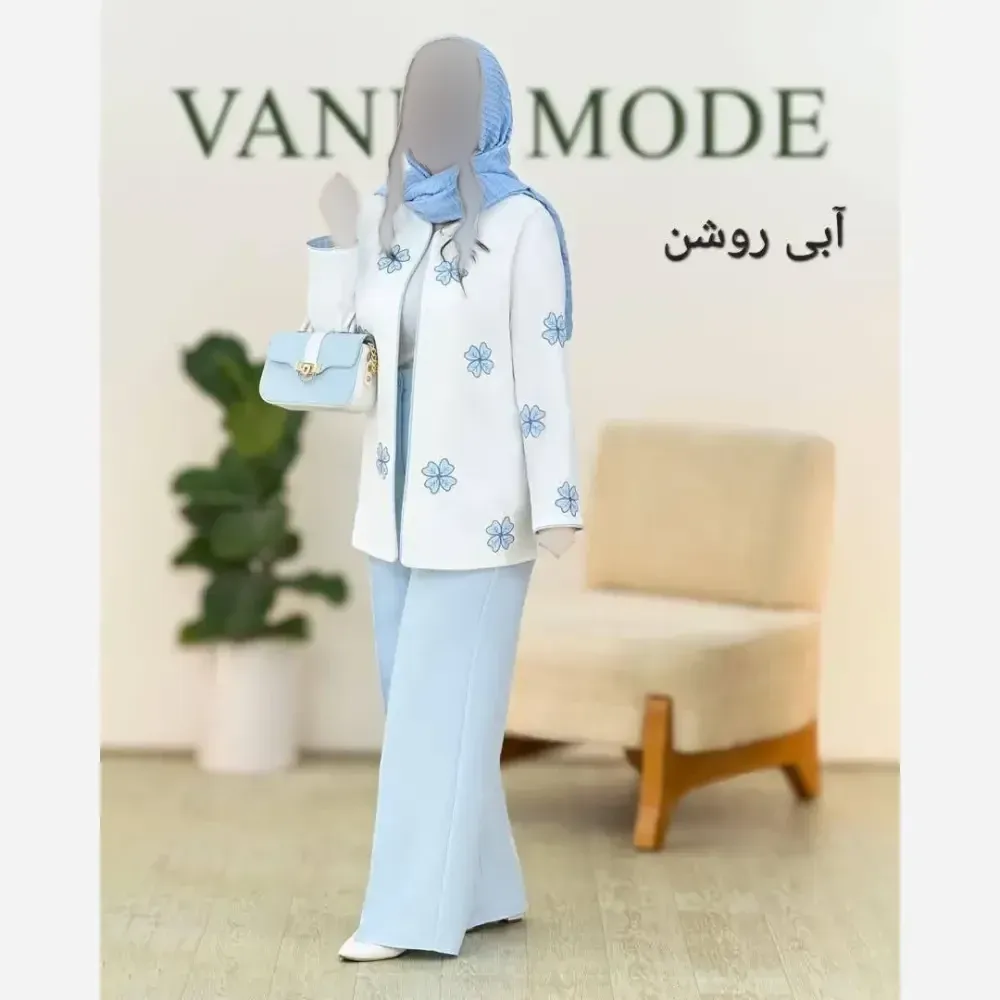 کت شلوار زنانه جنس مازراتی با کیفیت فری سایز 36 تا 46
