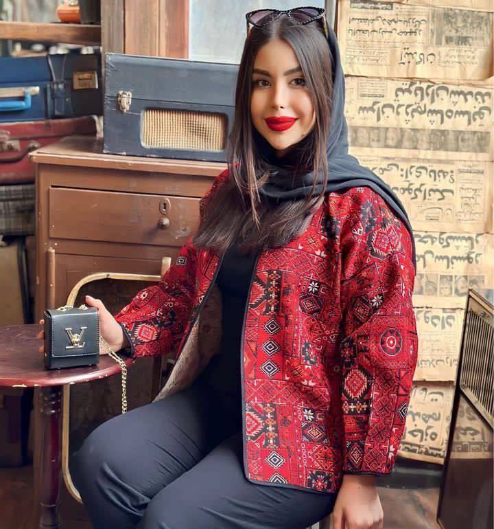 کت گلیمی تافته سوزن دوزی سنتی فری سایز