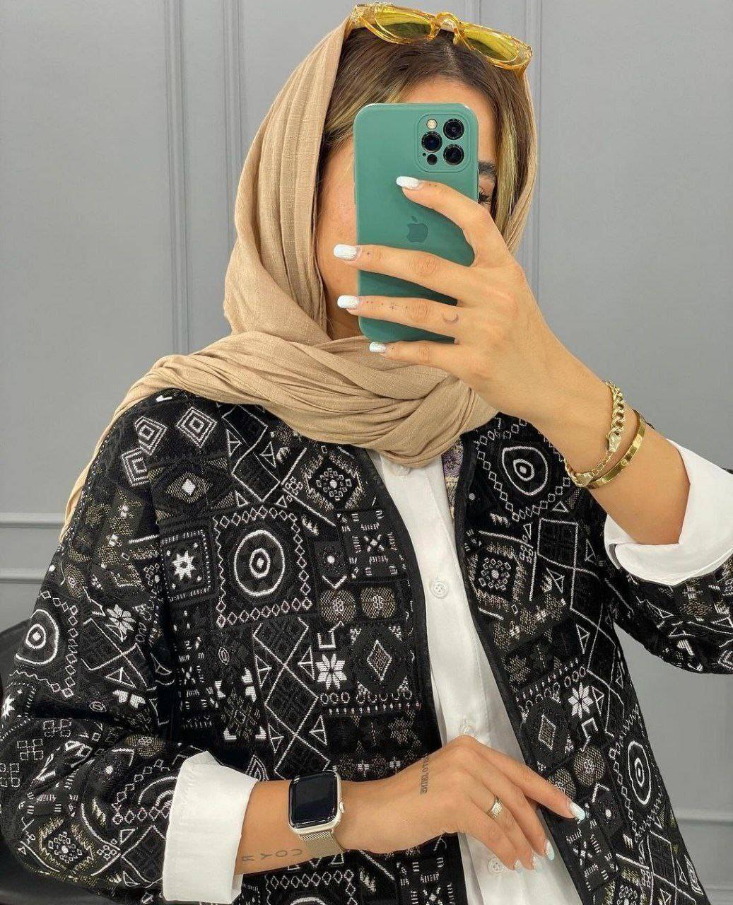 کت گلیمی تافته سوزن دوزی سنتی فری سایز
