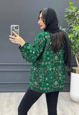 کت گلیمی تافته سوزن دوزی سنتی فری سایز