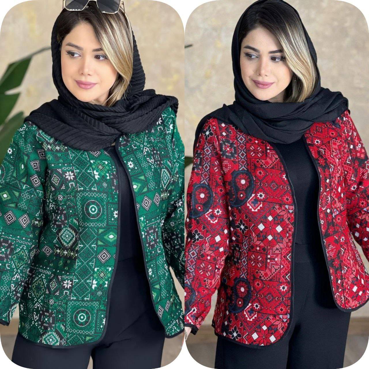 کت گلیمی تافته سوزن دوزی سنتی فری سایز