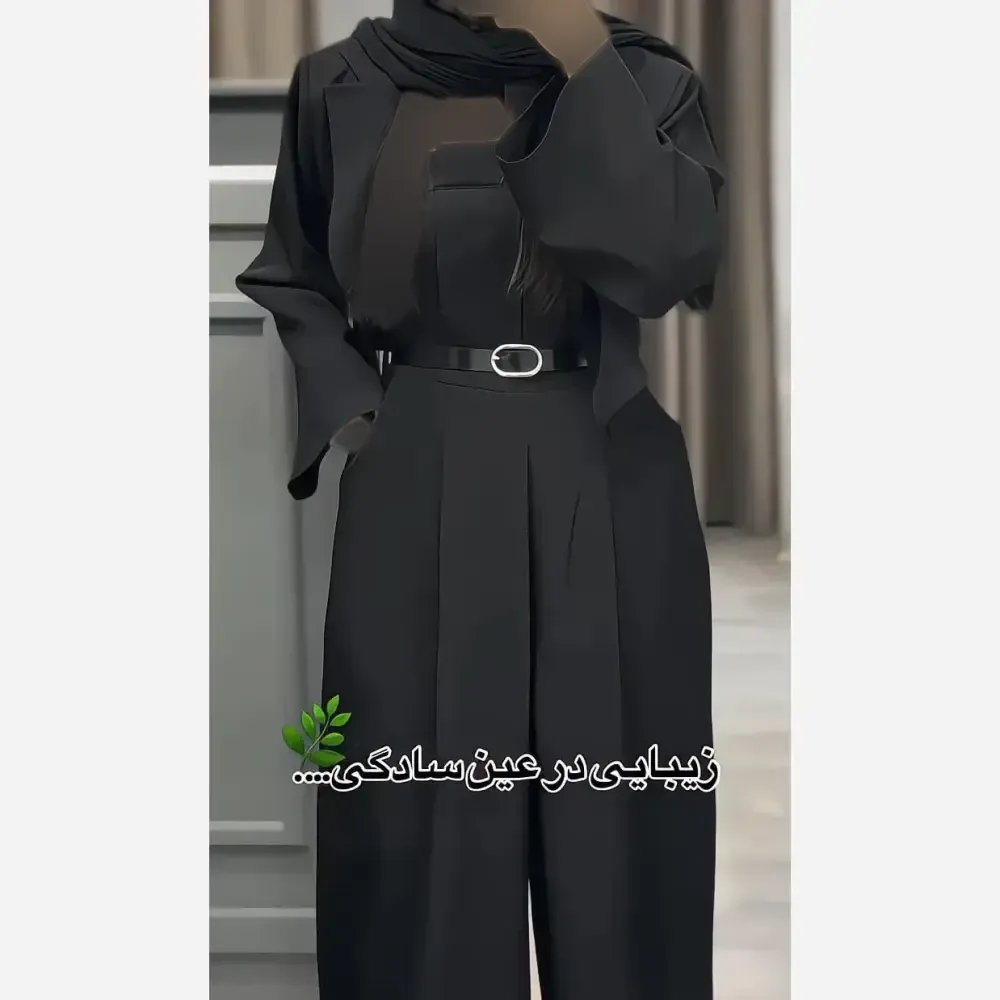 مانتو کرپ مازراتی مدل دلسا مشکی سایز 1 و 2