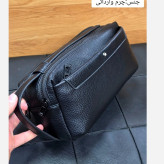 کیف دستی مردانه مونت بلانک چرم دوحالته چهار زیپ مدل دبل فیس