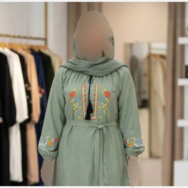 شومیز گلدوزی مارال جنس شانتون فری سایز