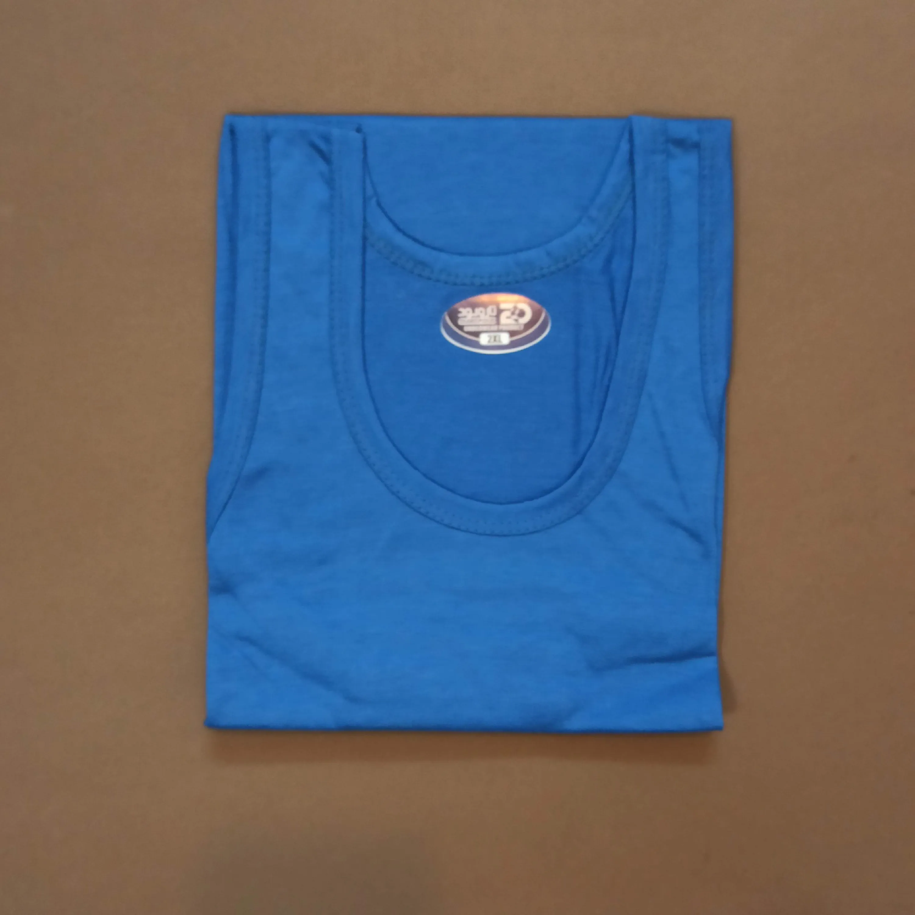 رکابی مردانه پنبهای بسته سه عددی رنگی سایز L تا 2XL