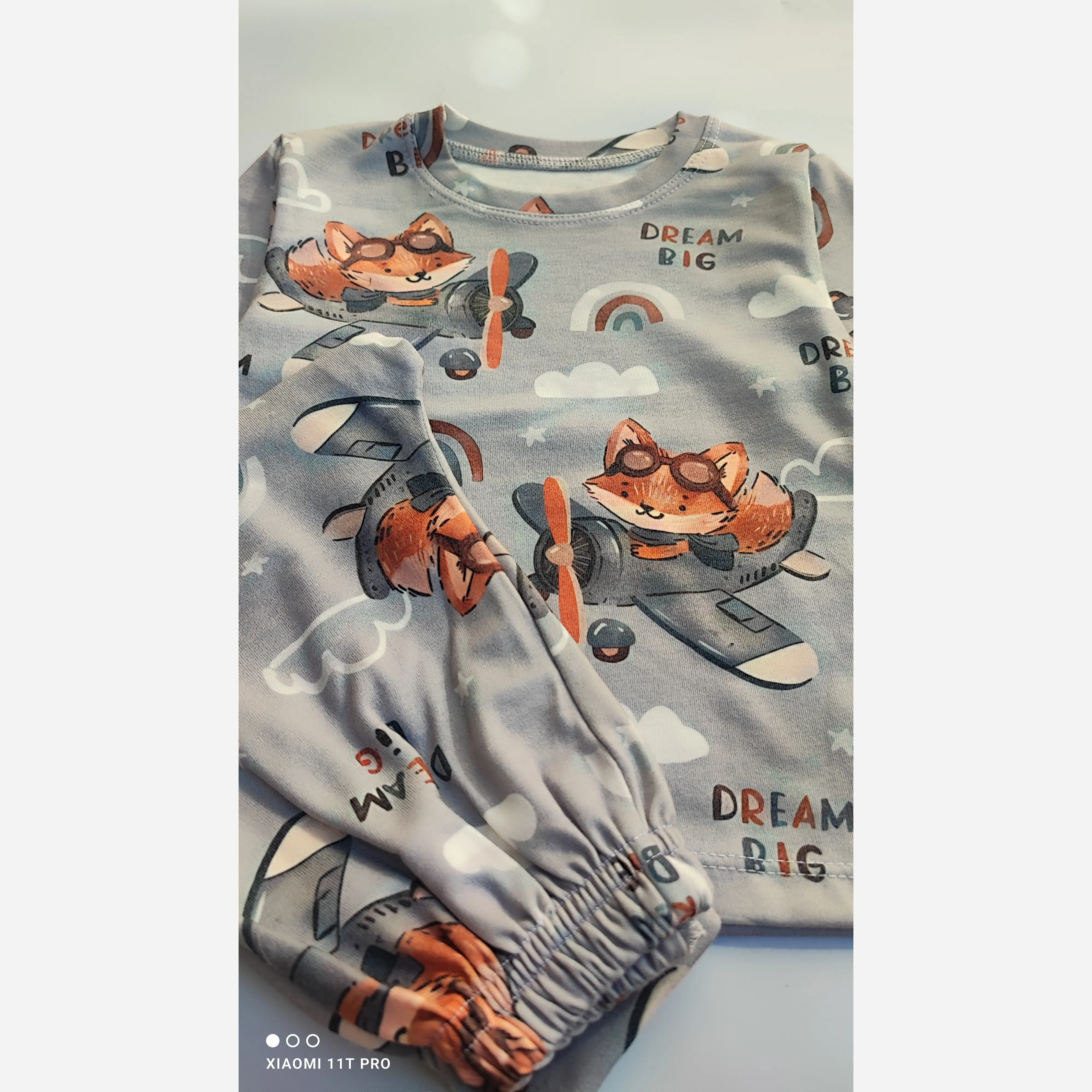 ست بلوز و شلوار راحتی بچگانه نخ و پنبه سایز 35 و 40