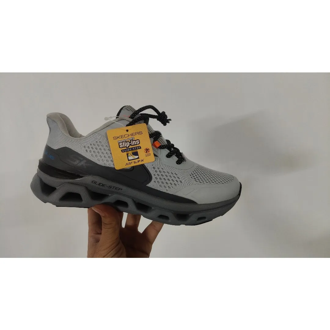 کفش اسپرت مردانه اسکیچرز خاکستری طوسی سایز 41 تا 44