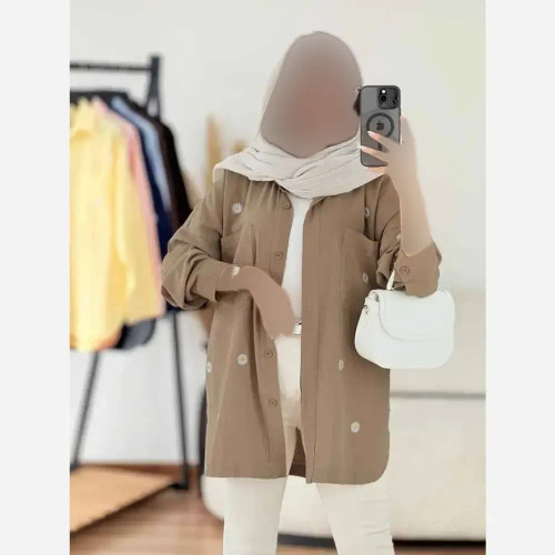 شومیز آسایش کتان لنین درجه یک فری سایز 36 تا 46 در رنگ بندی نسکافه ای، آبی و سبز ارتشی
