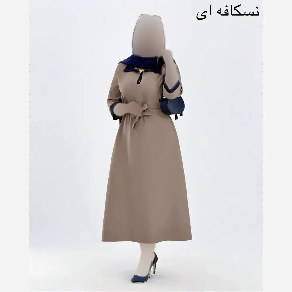 پیراهن زنانه مازراتی مدل نمناک فری سایز
