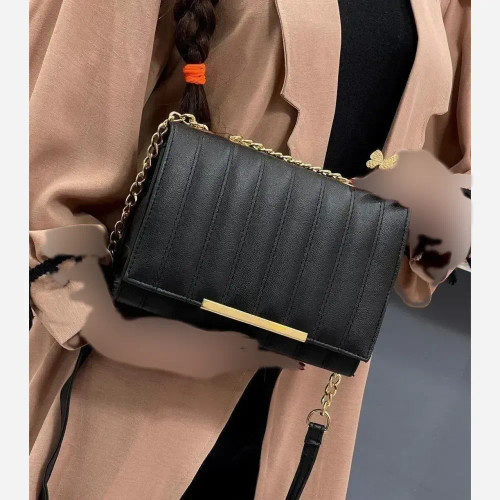 کیف چرم لنسر مشکی اندازه 23×14 سانت کیفیت اصلی