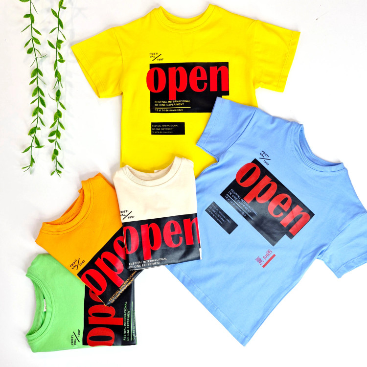 تیشرت بچگانه اسپرت پنبه 1 تا 6 سال open