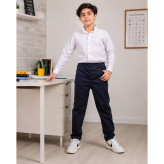 شلوار کتان اسپرت مدرسه و مجلسی رنگ سورمه ای سایز 75 تا 100