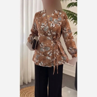 شومیز نگاه طرح 8 کرپ حریر و طرح های دیگر الیزه فری سایز تا 48 خنک شیک