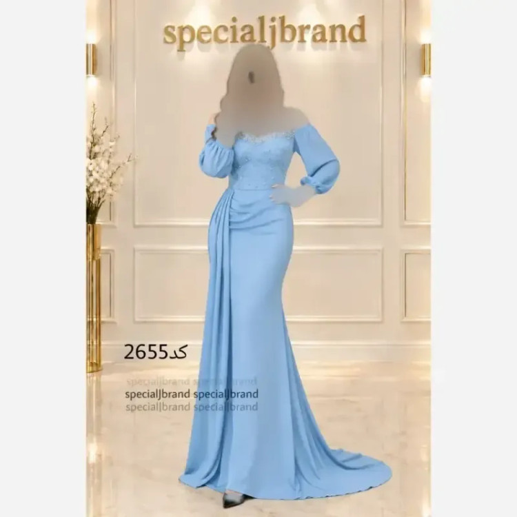 ماکسی مجلسی ژانت ساتن جولیا کاپ دار سنگ و مروارید پانچی درجه یک سایز 38 تا 48