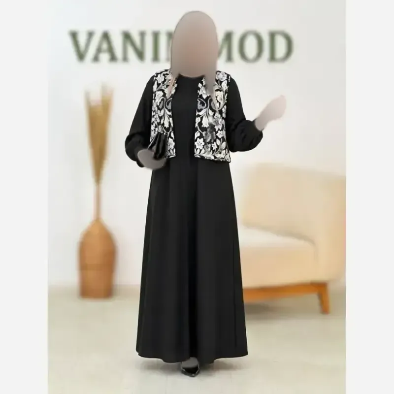 سارافن کریشه ابریشمی جلیقه سوزن دوزی مدل نیوشا فری38_46
