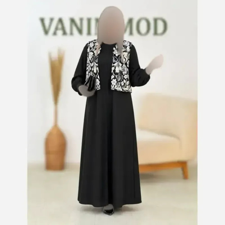 سارافن کریشه ابریشمی جلیقه سوزن دوزی مدل نیوشا فری38_46