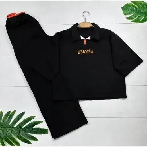 بلوز و شلوار اورجینال HERMES جنس مازراتی گرم بالا فری سایز 38 تا 46