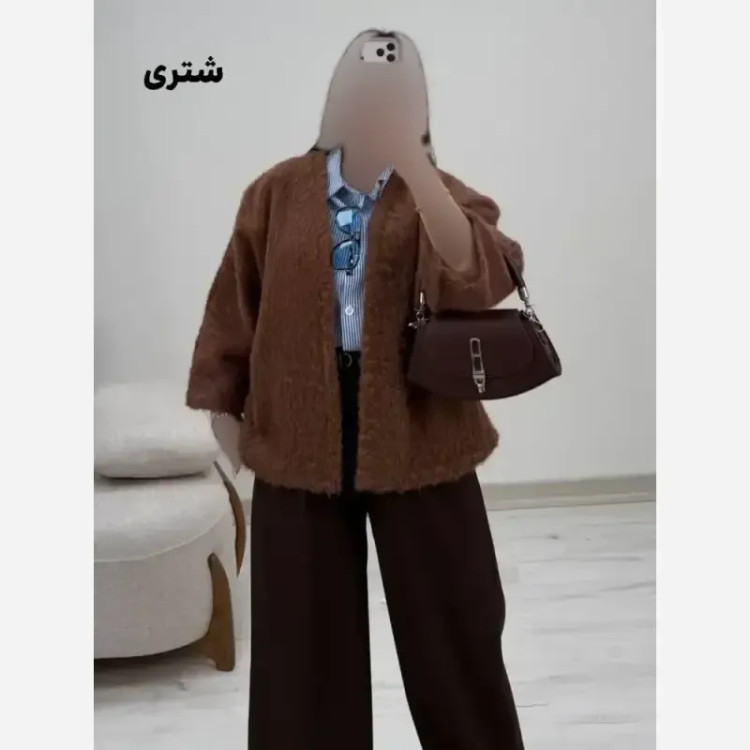 پالتو پشمی زنانه مدل بنیتا فری سایز 38 تا 46