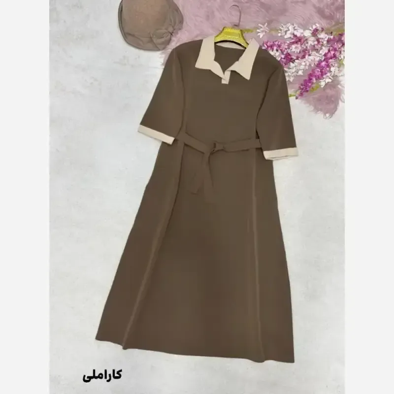 پیراهن کفتان شایلی جنس مازراتی گرم بالا سایز فری 38 تا 46