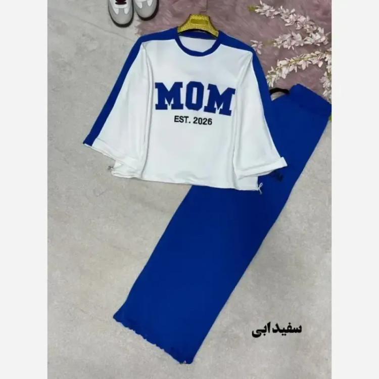 ست اسپرت زنانه پنبه گلکسی مدل mom سایز 38 تا 48