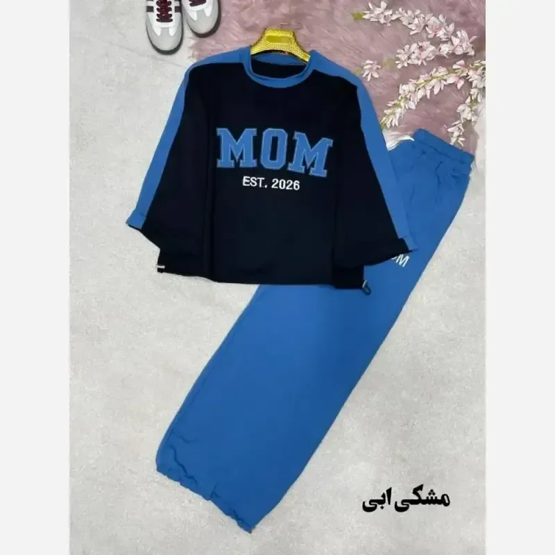ست اسپرت زنانه پنبه گلکسی مدل mom سایز 38 تا 48