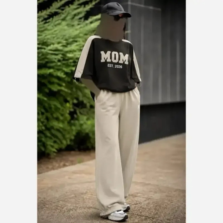 ست اسپرت زنانه پنبه گلکسی مدل mom سایز 38 تا 48