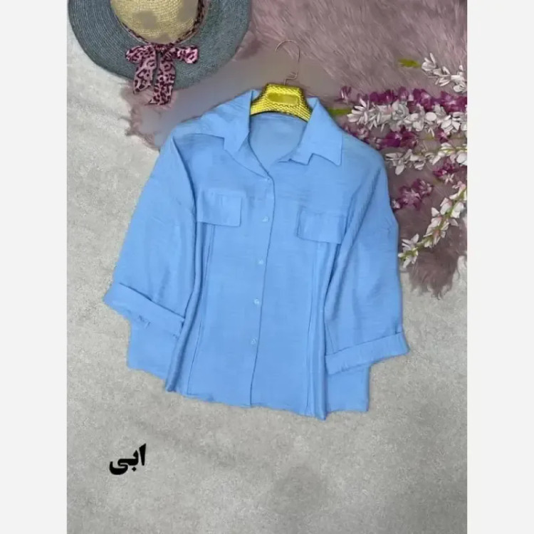 شومیز سلنا جنس شانتون فری سایز 38 تا 46