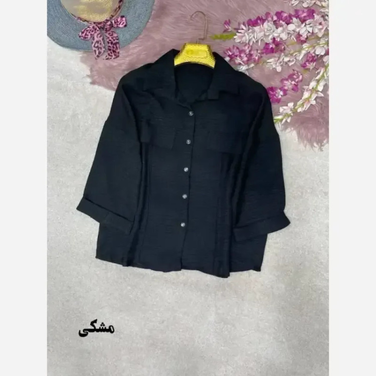 شومیز سلنا جنس شانتون فری سایز 38 تا 46