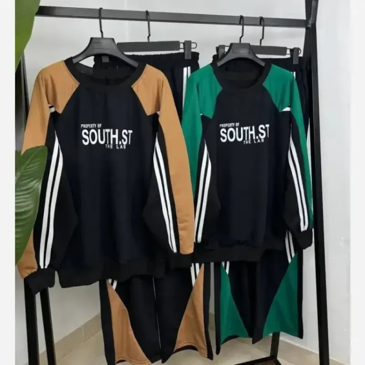ست بلوز شلوار دورس پنبه زنانه مدل باکو سایز 38 تا 46