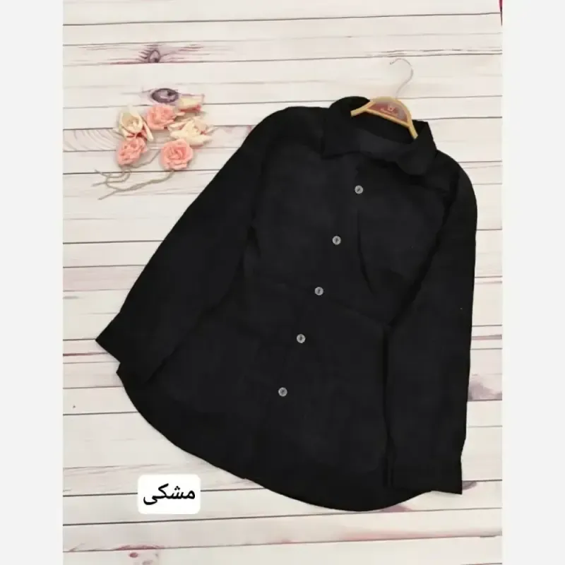 مانتو پاییزه مخمل کبریتی وارداتی جلو دکمه دار سایز بزرگ تا 48