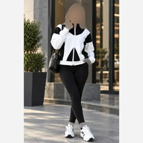 سویشرت ترکیبی ماهی دورس تو کرکی وارداتی گرم بالا فری سایز