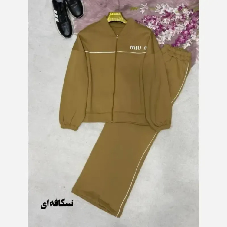 بامبر پلنگی پاییزه جنس تافته فری سایز 38 تا 46