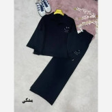 ست اسپرت زنانه پنبه گلکسی مدل happy سایز فری 38 تا 46