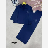 ست اسپرت زنانه پنبه گلکسی مدل happy سایز فری 38 تا 46