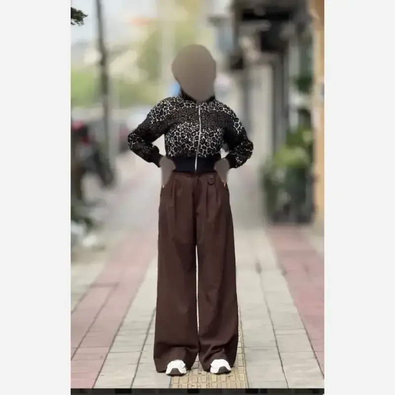 ست اسپرت زنانه پنبه گلکسی مدل happy سایز فری 38 تا 46