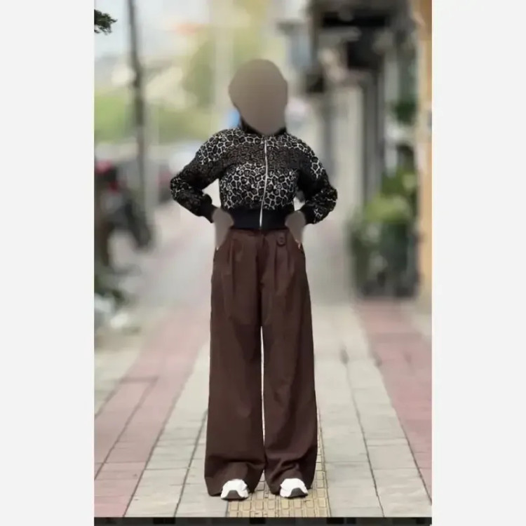 ست اسپرت زنانه پنبه گلکسی مدل happy سایز فری 38 تا 46
