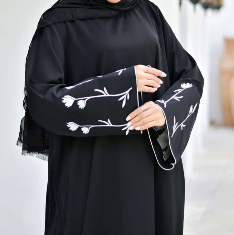 پیراهن عبایی گل لاله