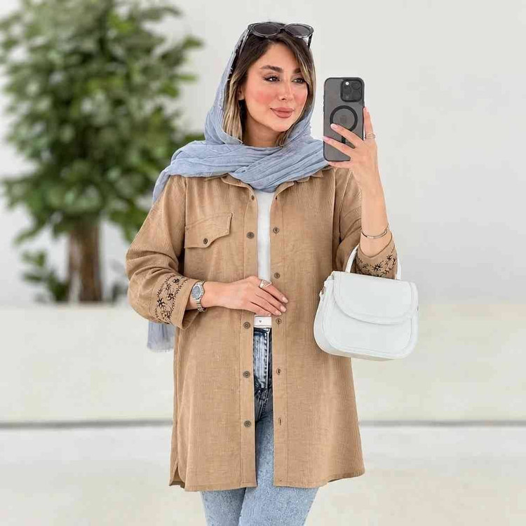 مانتو مچ گلدوزی سانیا