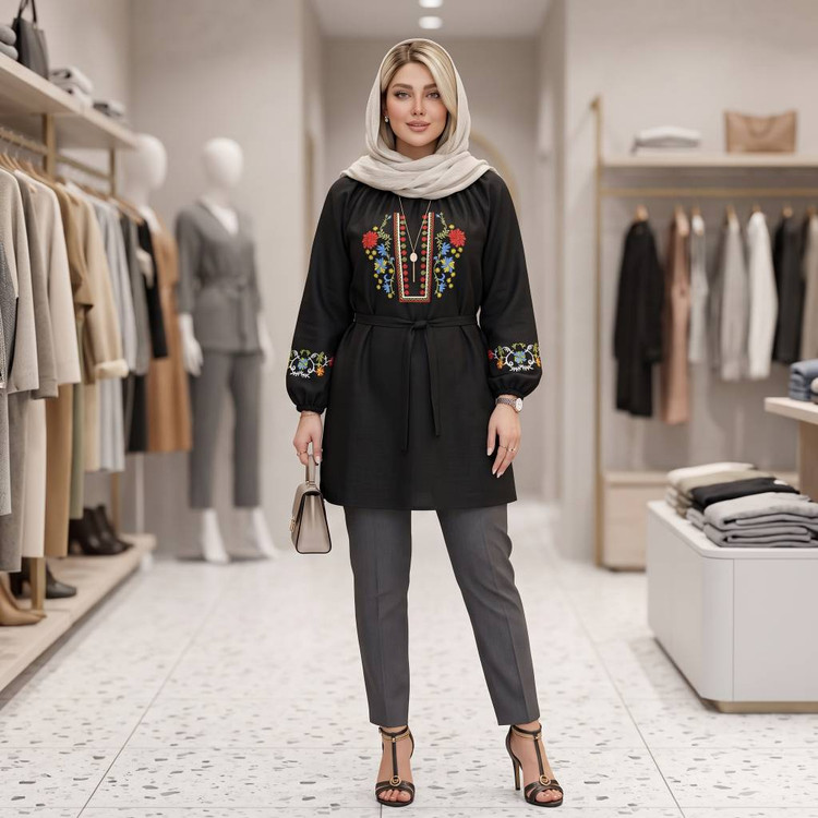 شومیز گلدوزی مارال