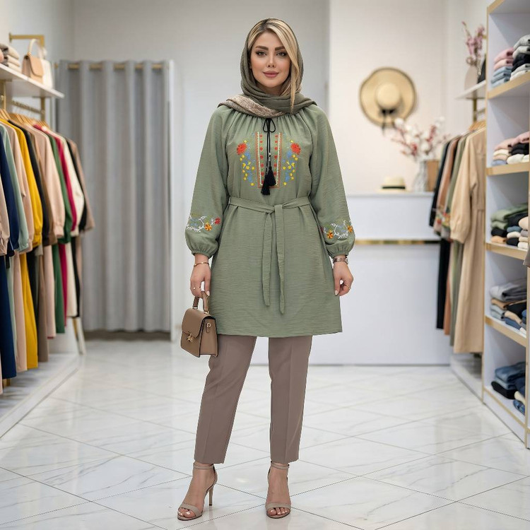 شومیز گلدوزی مارال