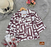 شومیز باکسی طرحدار